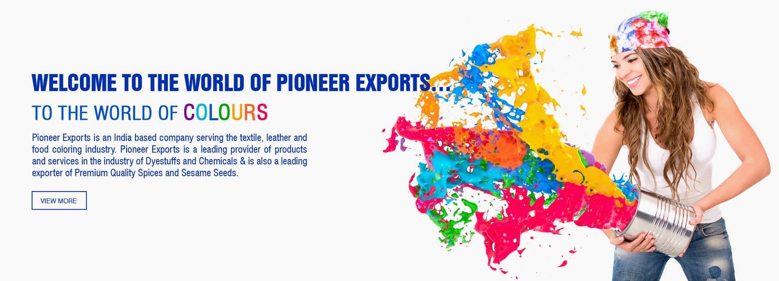 Welcome to the world of Pioneer Exports… To the world of Colours